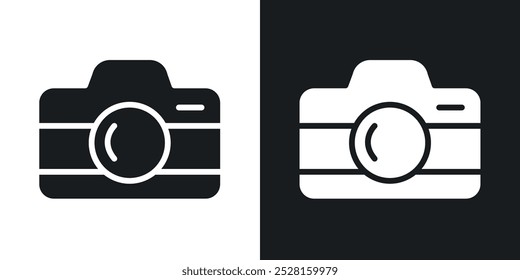 Photo Camera solid vector icon pack