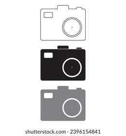 Photo Camera Symbol Vector Illustration