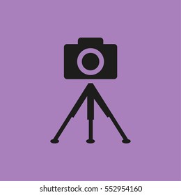 photo camera. tripod.