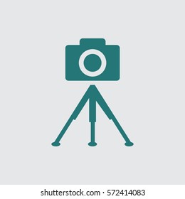 photo camera. tripod.