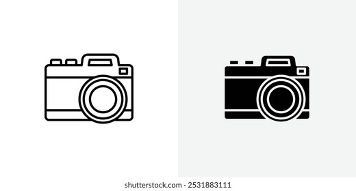 Photo Camera vecor icon set. Stock vector illustrator. EPS 10