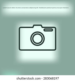 photo camera vectoe icon