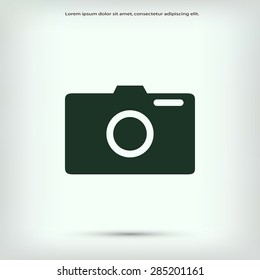 photo camera vectoe icon