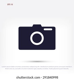 photo camera vectoe icon