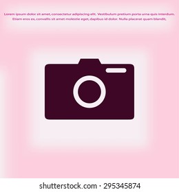 photo camera vectoe icon