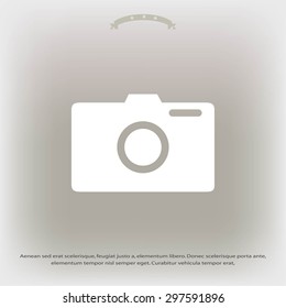 photo camera vectoe icon