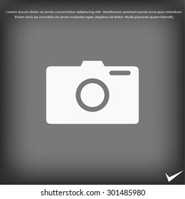 photo camera vectoe icon