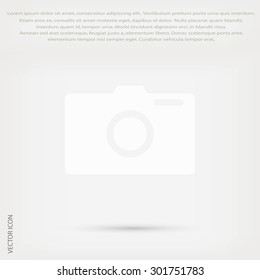 photo camera vectoe icon