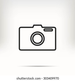 photo camera vectoe icon