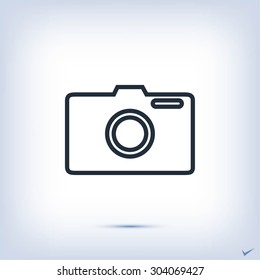 photo camera vectoe icon