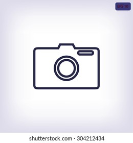 photo camera vectoe icon