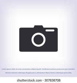photo camera vectoe icon