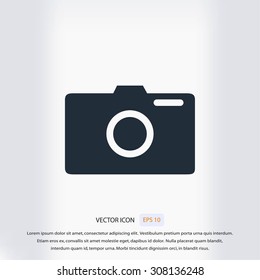 photo camera vectoe icon