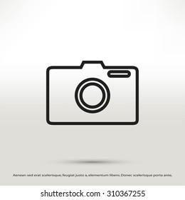 photo camera vectoe icon