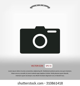photo camera vectoe icon