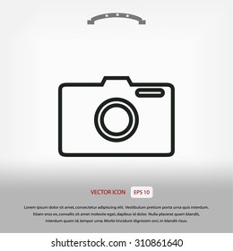 photo camera vectoe icon