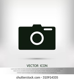 photo camera vectoe icon