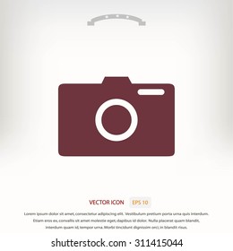 photo camera vectoe icon