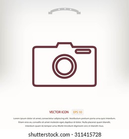 photo camera vectoe icon