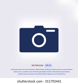 photo camera vectoe icon