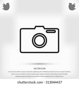 photo camera vectoe icon