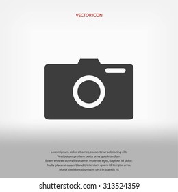 photo camera vectoe icon