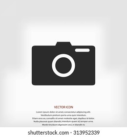 photo camera vectoe icon