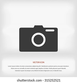 photo camera vectoe icon