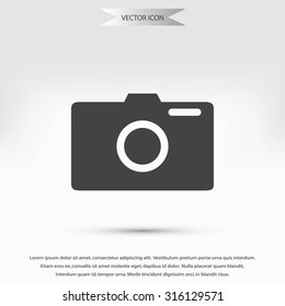 photo camera vectoe icon