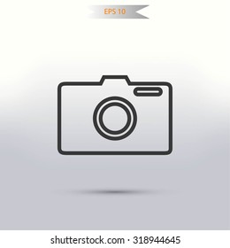 photo camera vectoe icon