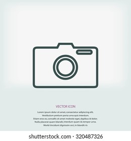 photo camera vectoe icon