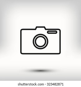 photo camera vectoe icon