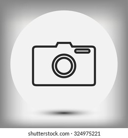 photo camera vectoe icon