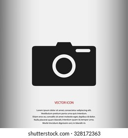 photo camera vectoe icon