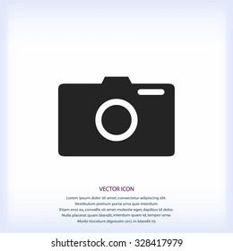 photo camera vectoe icon