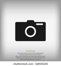 photo camera vectoe icon