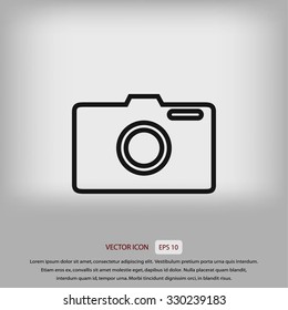 photo camera vectoe icon