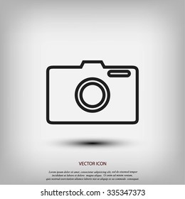 photo camera vectoe icon
