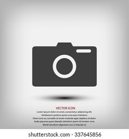 photo camera vectoe icon