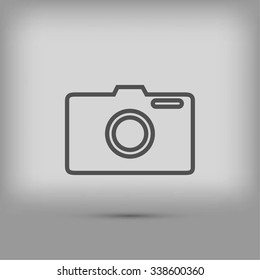 photo camera vectoe icon