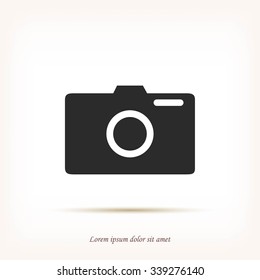 photo camera vectoe icon