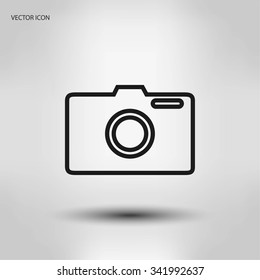 photo camera vectoe icon