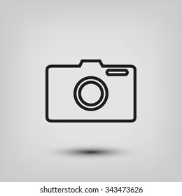 photo camera vectoe icon