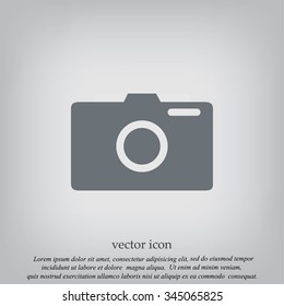 photo camera vectoe icon