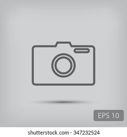 photo camera vectoe icon