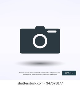 photo camera vectoe icon