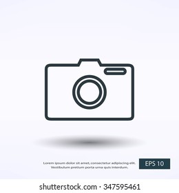 photo camera vectoe icon
