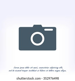 photo camera vectoe icon