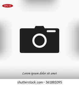 photo camera vectoe icon