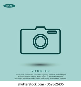 photo camera vectoe icon